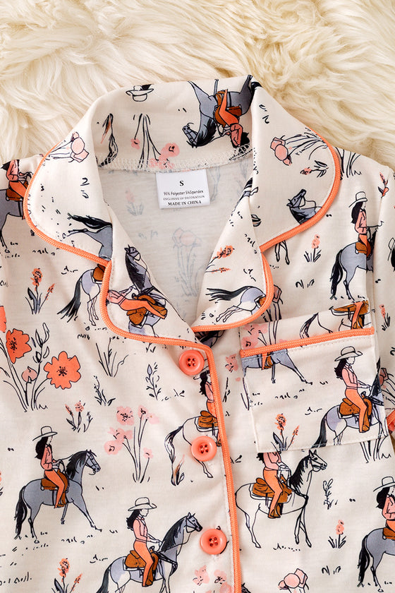 (WOMEN) Floral western pajamas PJW50064 AMY