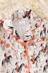 (GIRLS) Floral western pajamas. PJG50296 AMY
