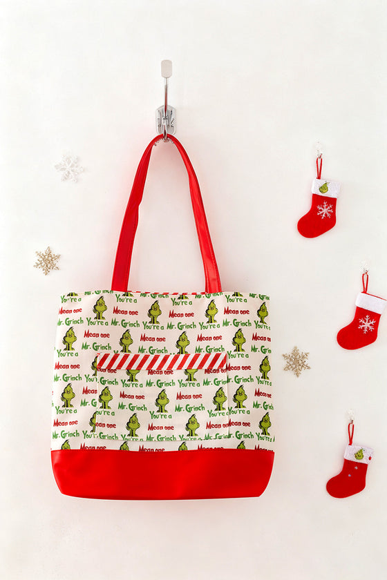 Mommy & Me Christmas Canva printed totes.
