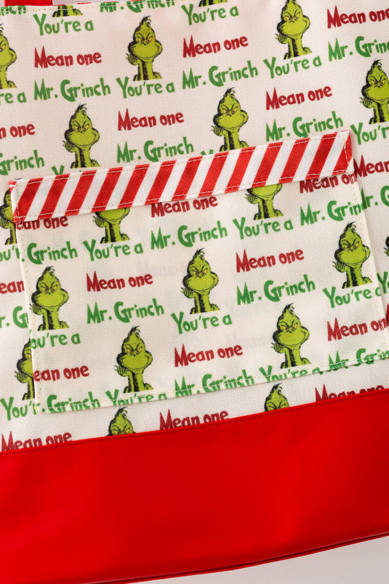 Mommy & Me Christmas Canva printed totes.