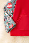 Boys red Christmas character printed pullover. TPG51621 SOL