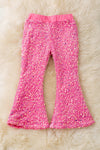 Pink sequins bells with stretchy waistband. PNG60018 SOL