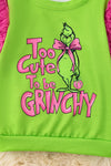 Green top with fuchsia sleeves. TPG60336 MON