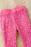 Pink sequins bells with stretchy waistband. PNG60018 SOL
