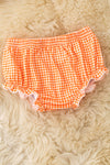 Fall multi printed girls baby tunic and baby bloomers w/ front bows. RPG62350 Jean