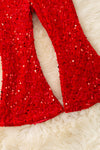 Red sequins bells with stretchy waistband. PNG50113007 AMY