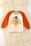 Turkey application boys pullover shirt. TPB60388 JEAN