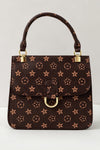 Brown inspired girls purse. 9 inch x 8 inch. BBG60184 S
