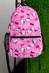 Coquette Kitty Printed back to school backpack. BBG40178 S