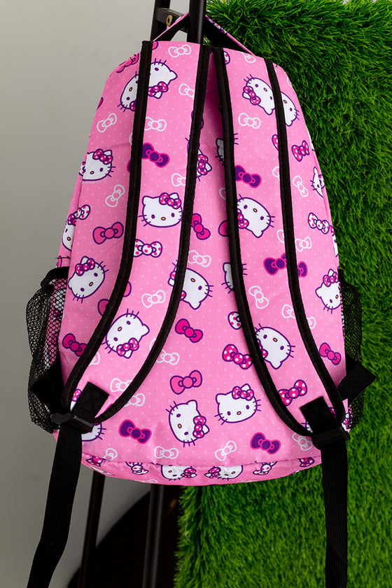 Coquette Kitty Printed back to school backpack. BBG40178 S