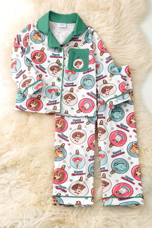  Unisex Christmas ornament printed pajamas. PJG50695 SOL