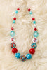Multi-printed bubble necklace. 3pcs/$12.00 ACG52354 S