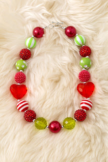  Heart bubble necklace character bubble necklace. 3pcs/12.00 ACG52605 S