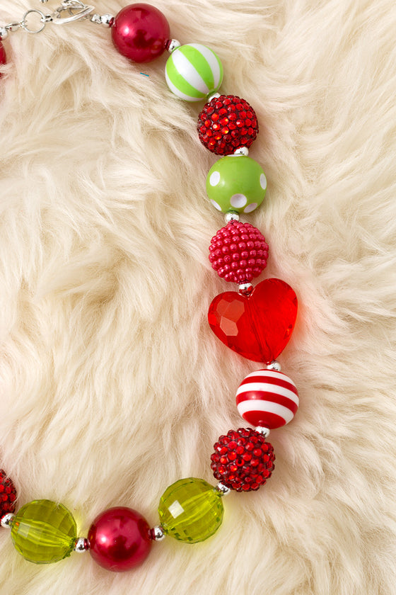 Heart bubble necklace character bubble necklace. 3pcs/12.00 ACG52605 S