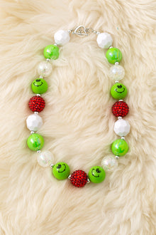  Christmas character bubble necklace. 3pcs/12.00 ACG52602 S