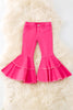 Fuchsia  Western  double layer bell pants with adjustable string. PNG50253-SOL