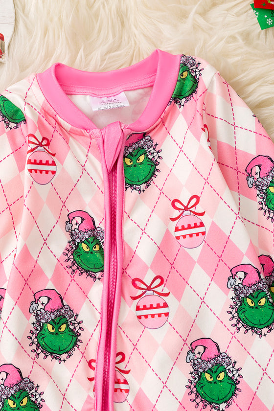 Christmas character printed baby onesie. RPG55654 JEAN