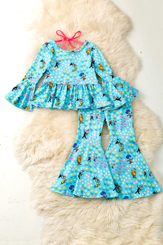 Dr.S character printed girls  2 piece set. OFG53498 SOL