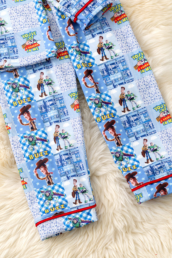 Character printed boys pajamas.  PJG60023 JEAN