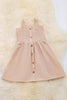 100%cotton smocked dress. DRG20204004 SOL