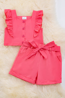  Stay Chic with this fuchsia 2 piece set!  OFG25154002 SOL
