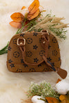 Khaki star printed crossbody purse. BBG65203032 M