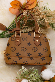  Khaki star printed crossbody purse. BBG65203032 M
