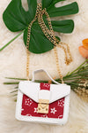 White & red inspired mini purse. BBG65203013 M