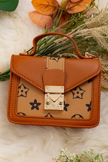  Khaki/brown inspired mini purse. BBG65203019 M