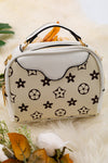 Cream/white trim, Cute inspired crossbody satchel. BBG65203028 M