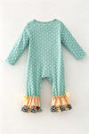 Sorry I'm late I was Dilly Dallying" Embroidered baby romper. RPG63938 JEAN