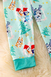 PJB40019 WEN: Christmas character printed boys pajama set.🎄