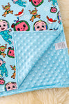 BB-24: Boys 38 x 90 baby blankets available in 3 styles.