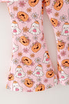 Pumpkin & ghost printed girls 2 piece set. OFG63144 AMY