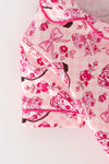Boot printed button up pajamas set. PJG60364 SOL