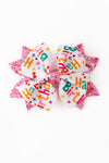 Cute 4 inch hair bows. 5pcs/$7.50