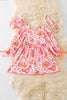 Yee Haw! Pink & orange western printed dress. DRG52621 SOL