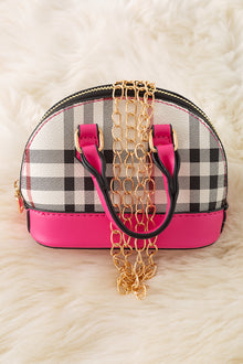  Fuchsia  MINI PURSE. (SIZE LENGTH: 5.5" WIDTH: 2.5"  HEIGHT: 4.5)BBG50171 S