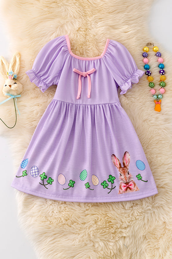 Easter bunny printed dress. DRG50108 AMY