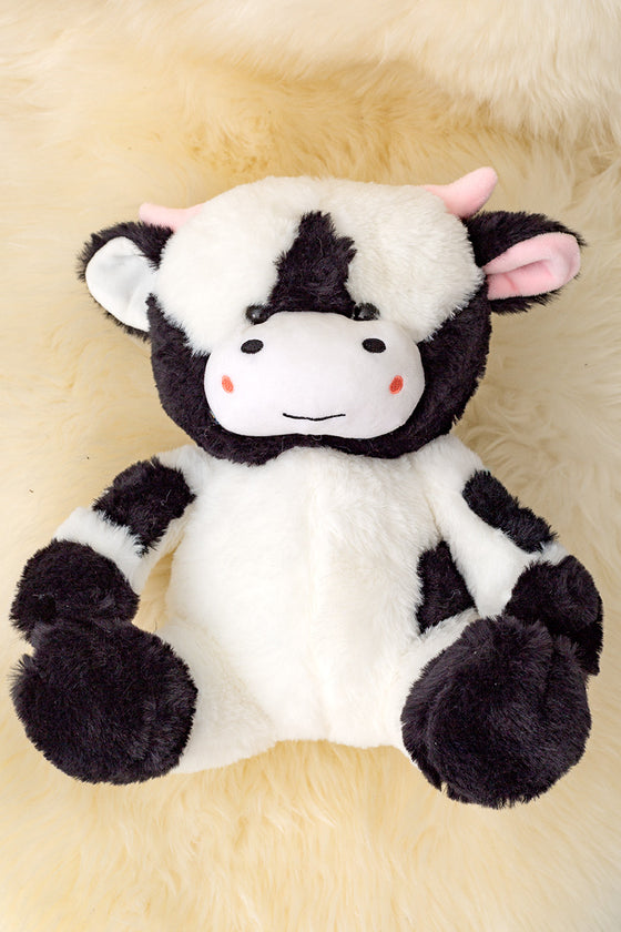 10"Height Different ear color baby cow with horns ACG40020 M