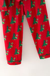 Red & plaid Christmas character printed boys pajamas. PJG60302 SOL