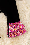 Black "BOO" Applique baby romper. RPG51595 Jean