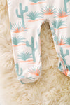 Catus printed western baby bodysuit w/snapps. (WESTERN)  RPG52262 AMY