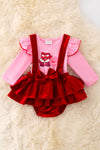 Valentines Emotion suspender baby set. RPG50049 SOL