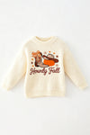 Howdy Fall embroidered knit sweater. TPG60422 AMY