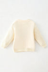 Howdy Fall embroidered knit sweater. TPG60422 AMY