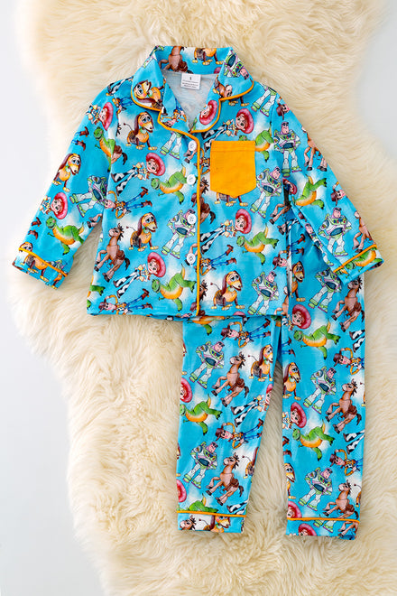 FORD & WYATT - Kids LOVIE Vanilla Pajama Set