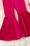 XOXO Fuchsia velvety romper. PNG60036 JEAN