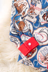 Boys western printed button up long sleeve shirt. TPB50545 AMY