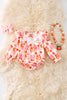 Mad pumpkin printed bubble baby onesie with embroidery. RPG51900 JEAN